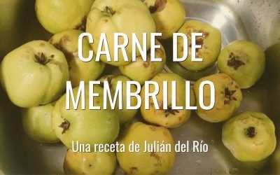 Carne de membrillo.  Una receta de Julián del Río