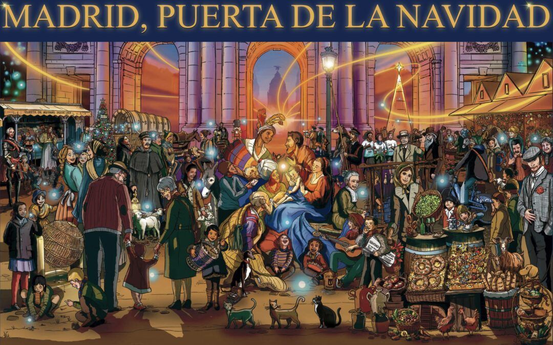 Descubre el cartel navideño del Ayuntamiento de Madrid 2024