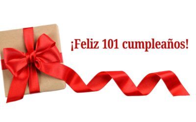 ¡Feliz 101 cumpleaños! Poema de Soledad del Yerro