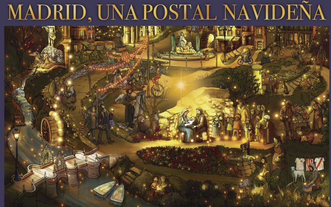 Los secretos escondidos en el cartel de Navidad de Madrid 2025