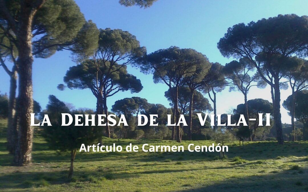 La Dehesa de la Villa II – Siglo XX. Artículo de Carmen Cendón
